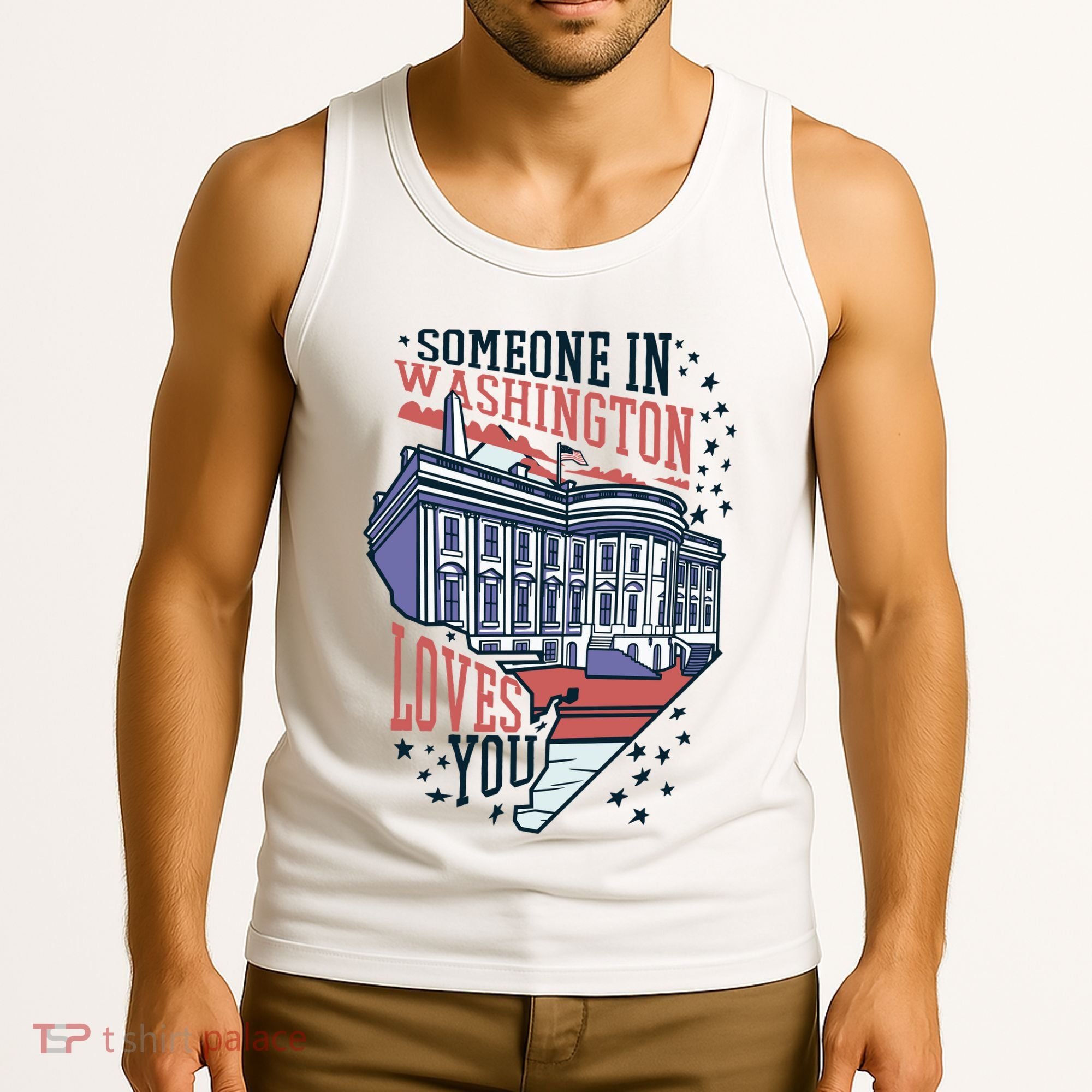 Someone In Washington Loves You Gift Tank Top