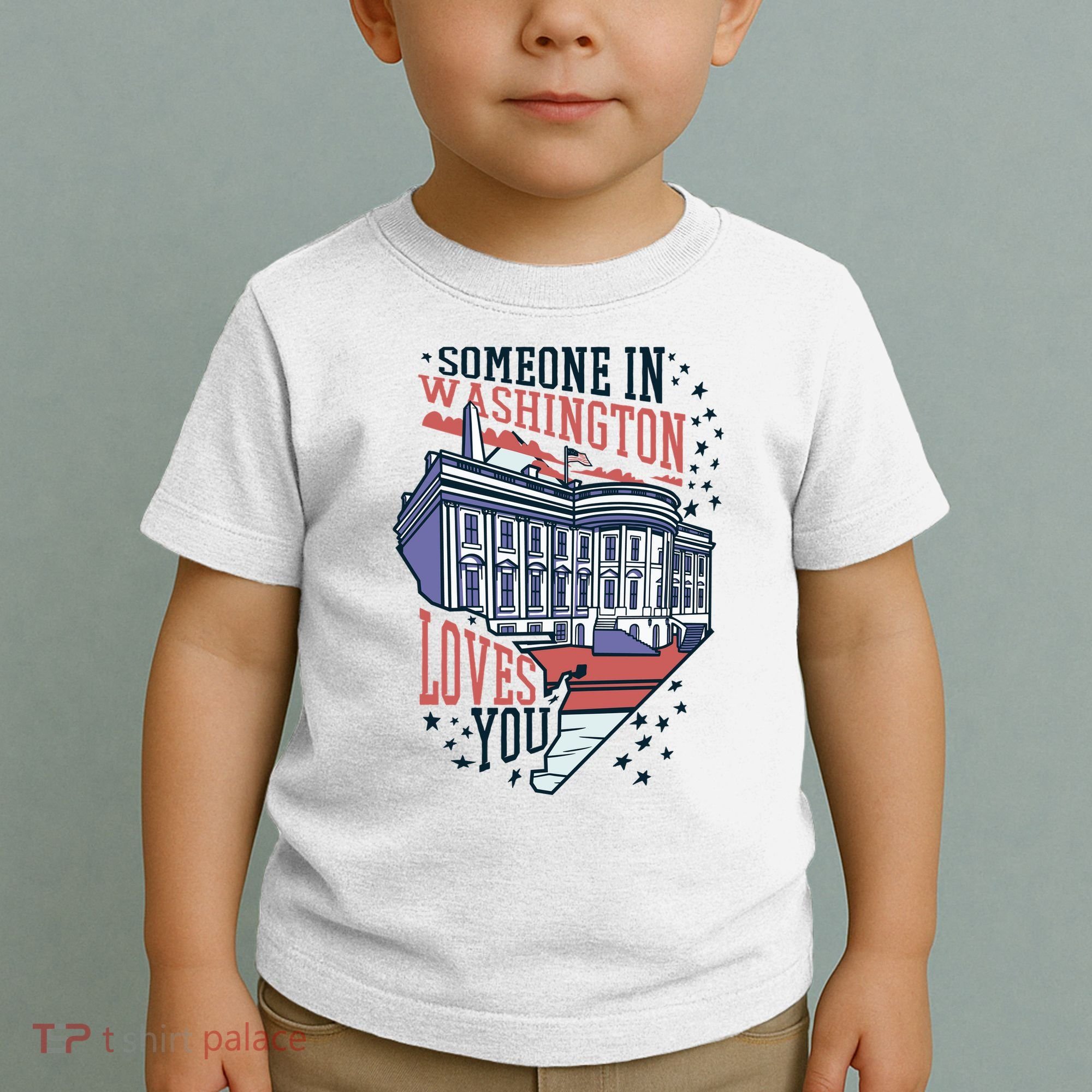 Someone In Washington Loves You Gift Toddler T-Shirt