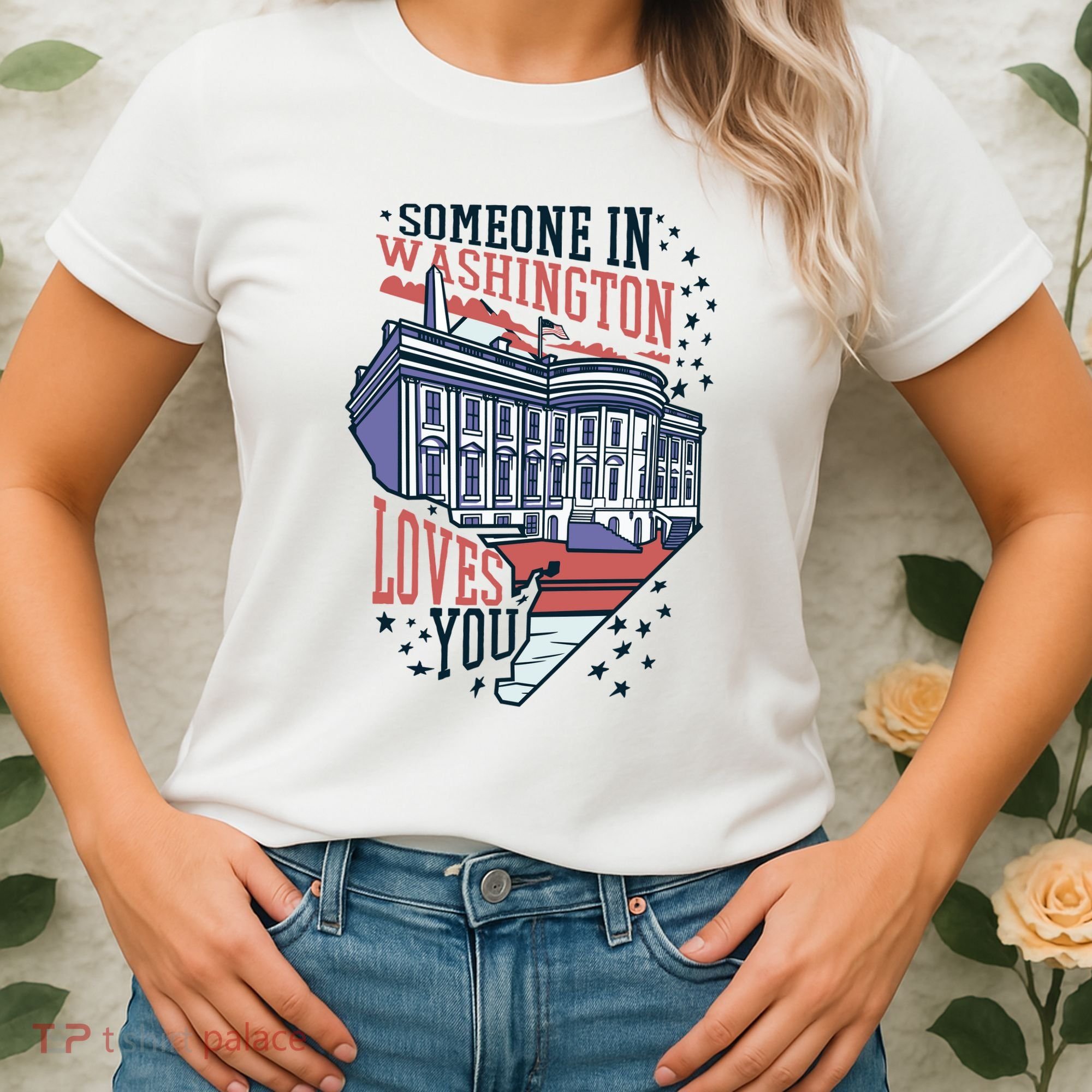 Someone In Washington Loves You Gift Women's T-Shirt