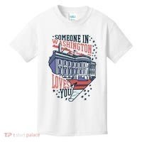 Someone In Washington Loves You Gift Kids T-Shirt thumb 0
