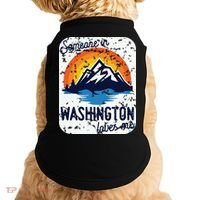 Someone In Washington Loves Me Doggie Tank thumb 0