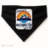 Someone In Washington Loves Me USA-Made Doggie Bandana thumb 0