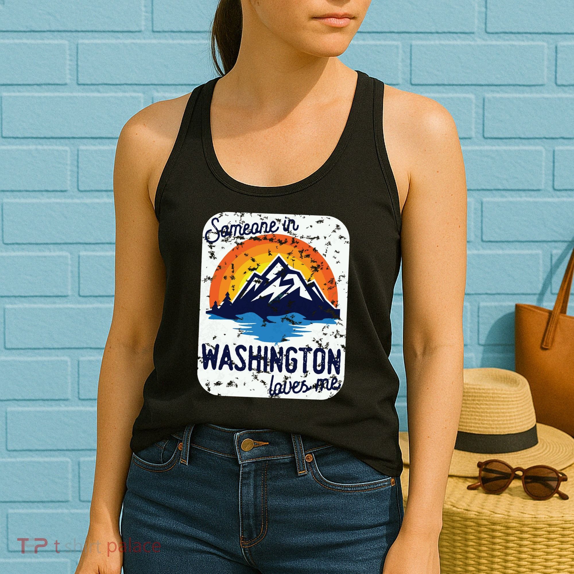 Someone In Washington Loves Me Women's Tank Top