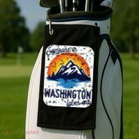 Someone In Washington Loves Me Golf Towel thumb 2