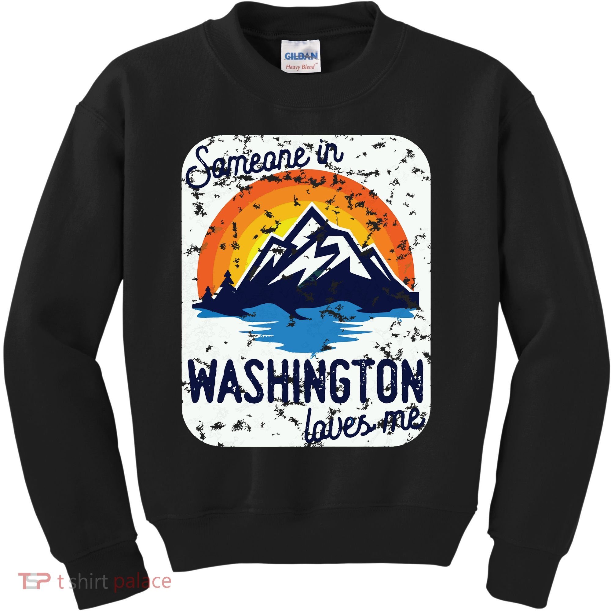 Someone In Washington Loves Me Kids Sweatshirt