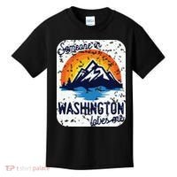 Someone In Washington Loves Me Kids T-Shirt thumb 0
