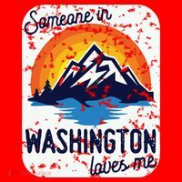 Someone In Washington Loves Me Santa Hat thumb 1