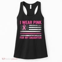 Support I Wear Pink For My Daughter Breast Cancer Awareness Women's Tank Top thumb 0
