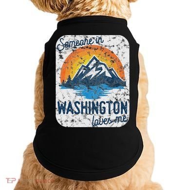 Someone In Washington Loves Me Doggie Tank