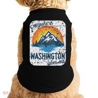 Someone In Washington Loves Me Doggie Tank thumb 0