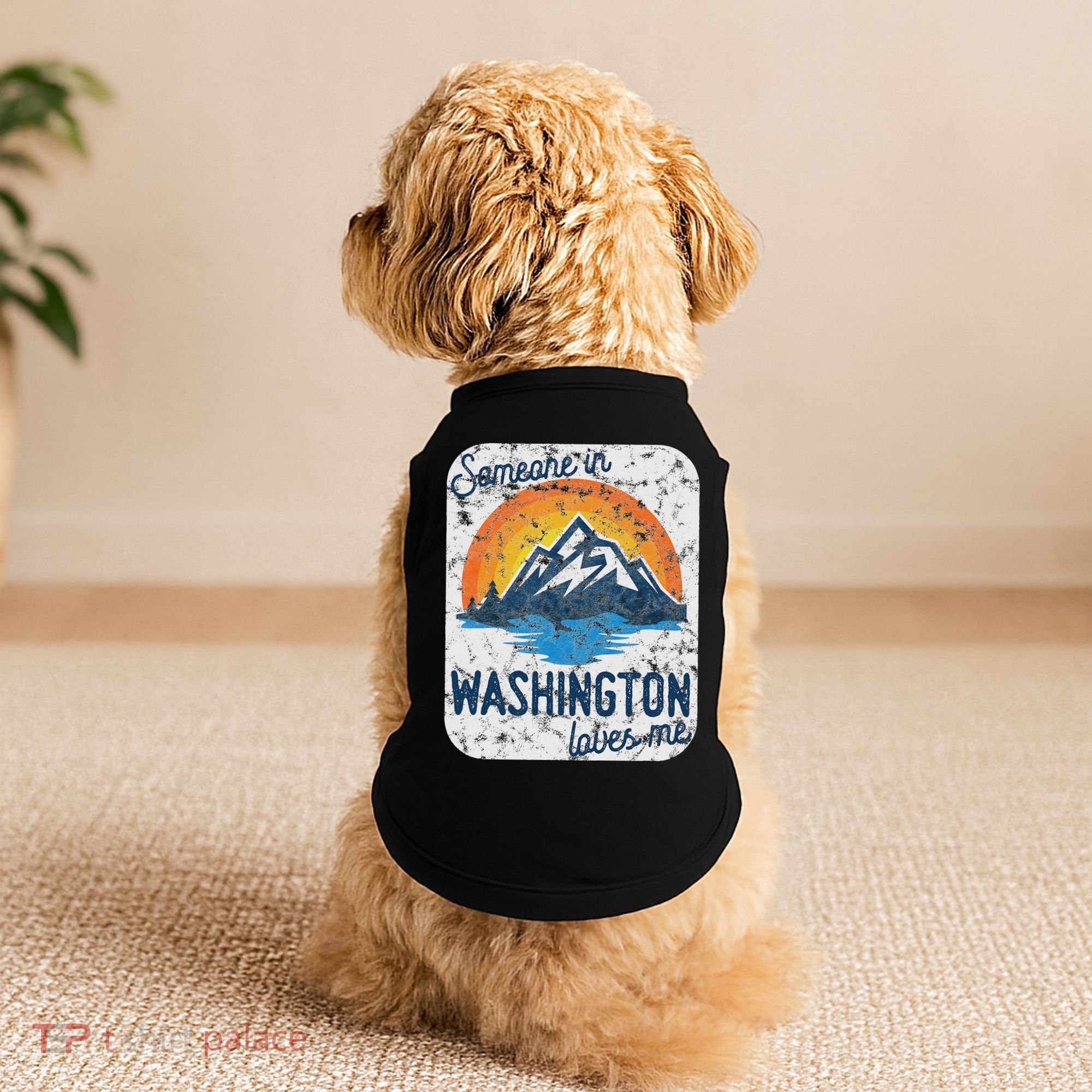 Someone In Washington Loves Me Doggie Tank