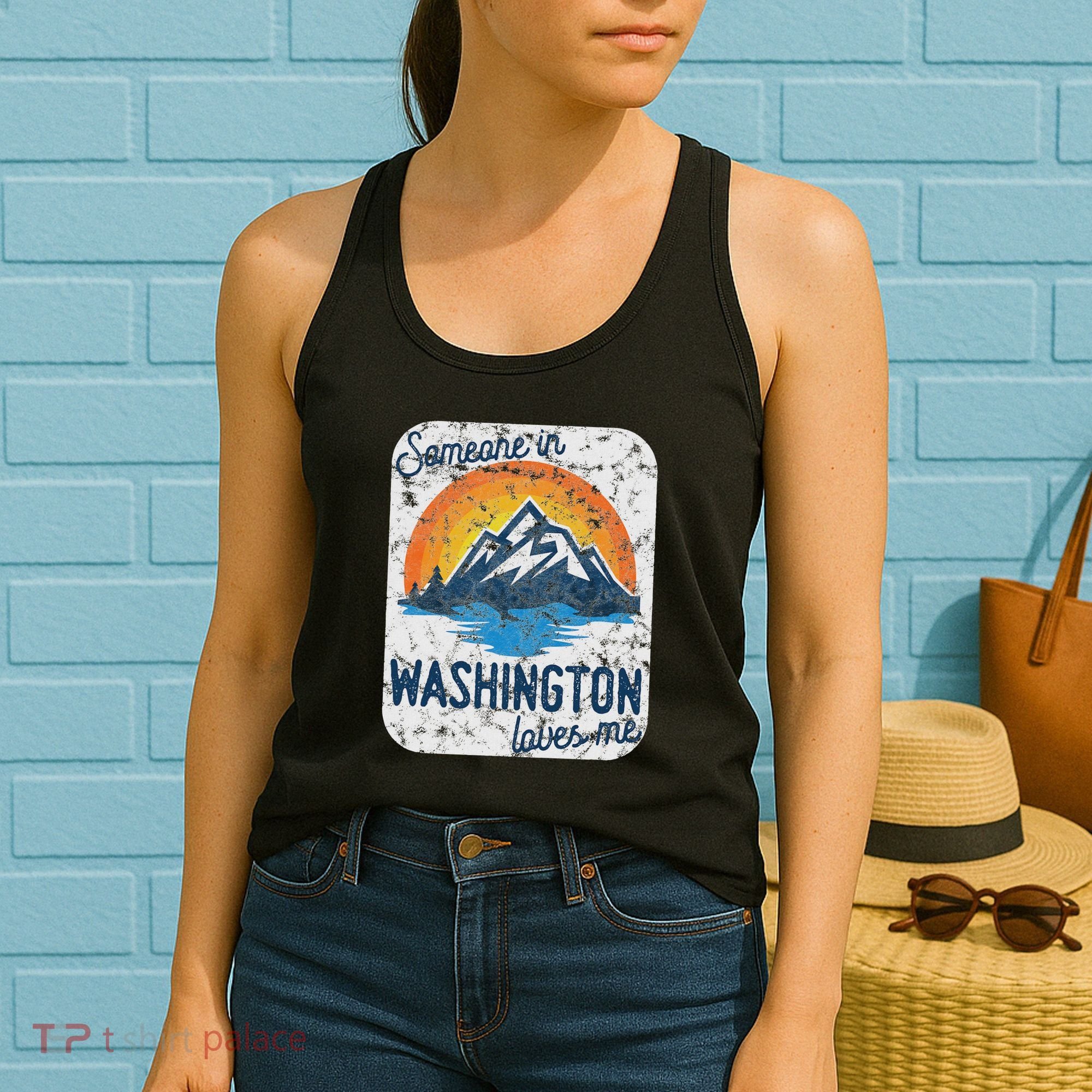Someone In Washington Loves Me Women's Tank Top