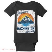 Someone In Washington Loves Me Baby Bodysuit thumb 0
