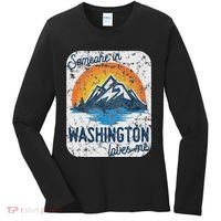 Someone In Washington Loves Me Women's Long Sleeve Shirt thumb 0
