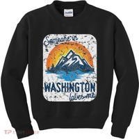 Someone In Washington Loves Me Kids Sweatshirt thumb 0