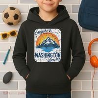 Someone In Washington Loves Me Kids Hoodie thumb 2