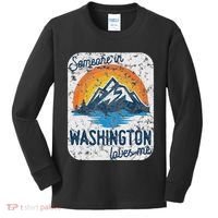 Someone In Washington Loves Me Kids Long Sleeve Shirt thumb 0