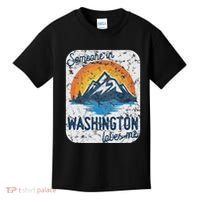 Someone In Washington Loves Me Kids T-Shirt thumb 0
