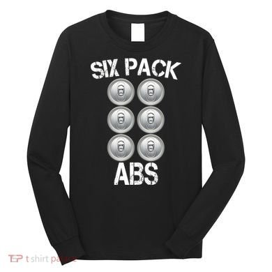 Six Abs Beer Long Sleeve Shirt