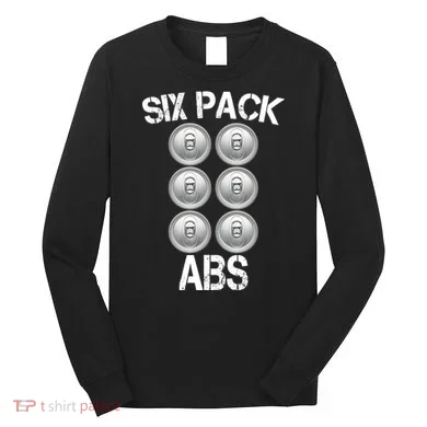Six Abs Beer Long Sleeve Shirt