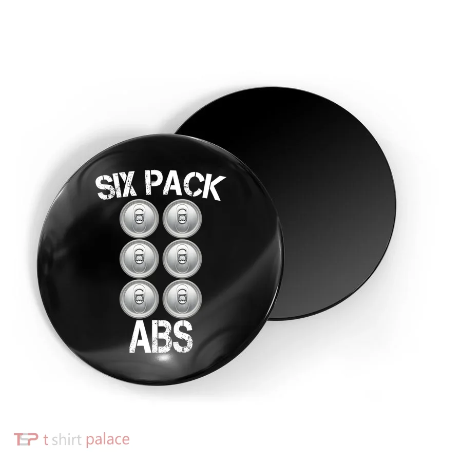 Six Abs Beer Magnet