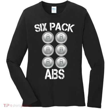 Six Abs Beer Women's Long Sleeve Shirt