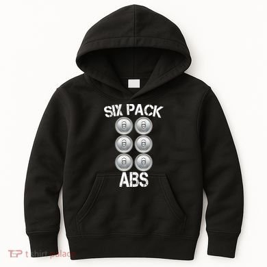 Six Abs Beer Kids Hoodie