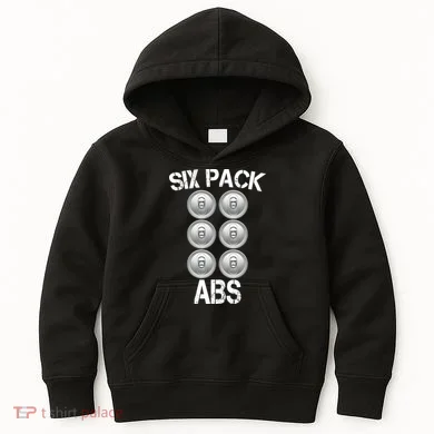 Six Abs Beer Kids Hoodie