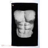 Six Pack Abs Golf Towel thumb 0