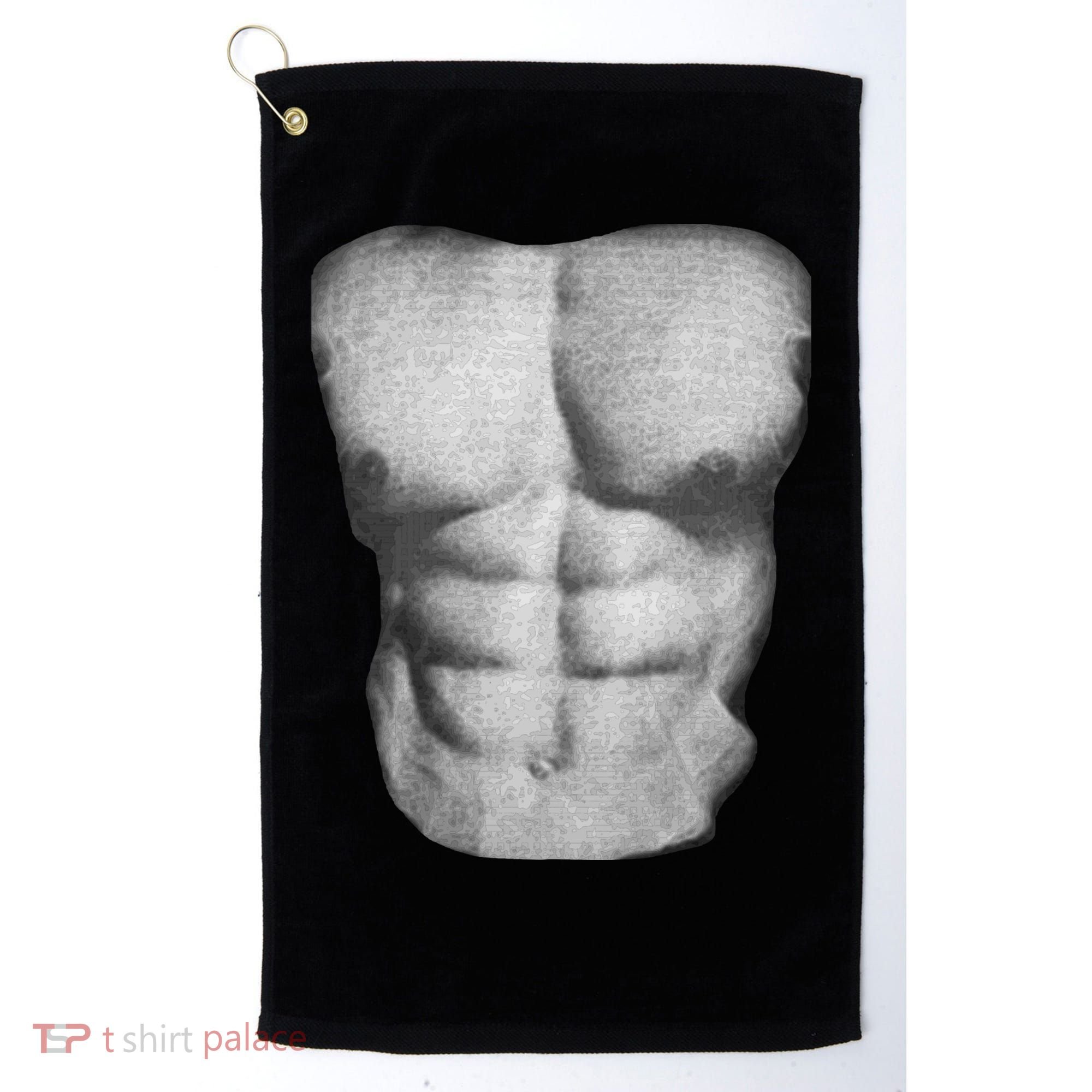 Six Pack Abs Golf Towel