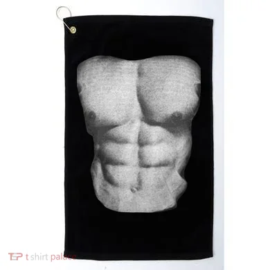 Six Pack Abs Golf Towel