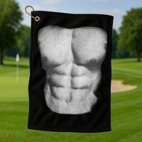 Six Pack Abs Golf Towel thumb 1