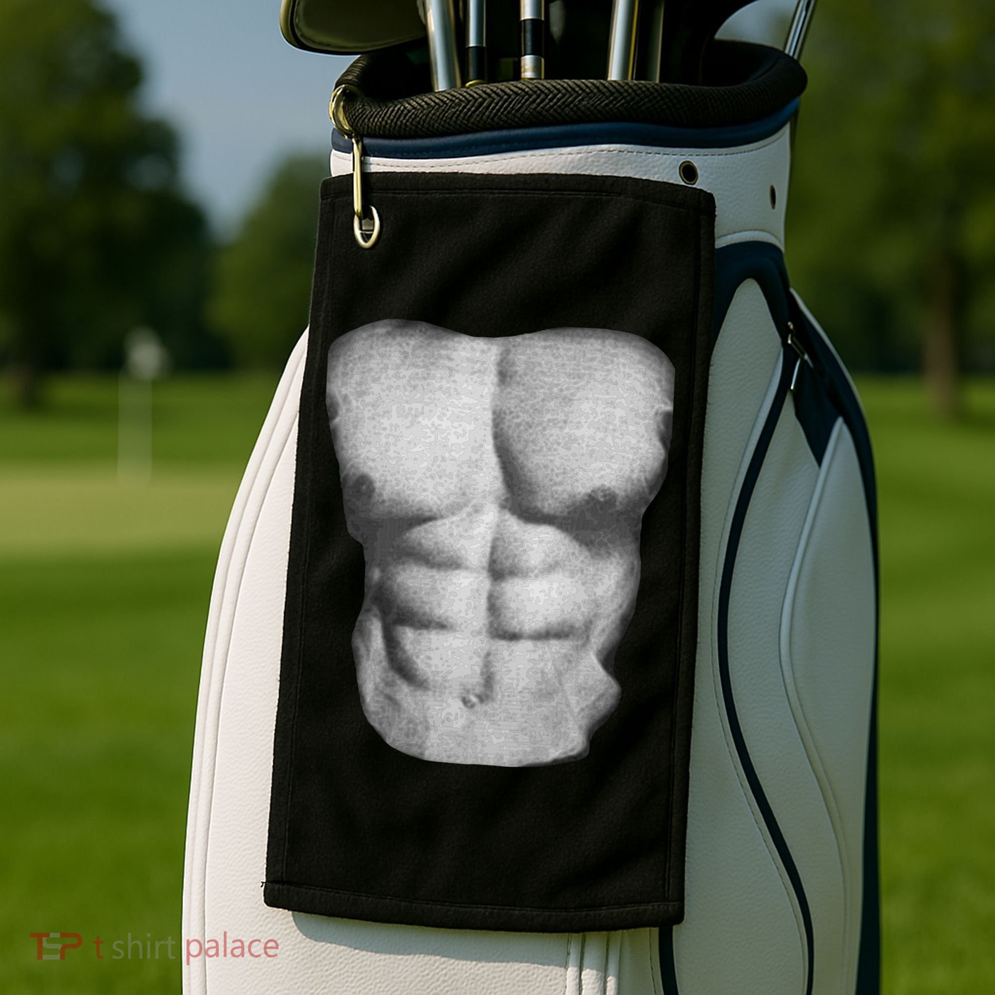 Six Pack Abs Golf Towel
