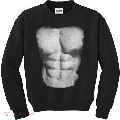Six Pack Abs Kids Sweatshirt