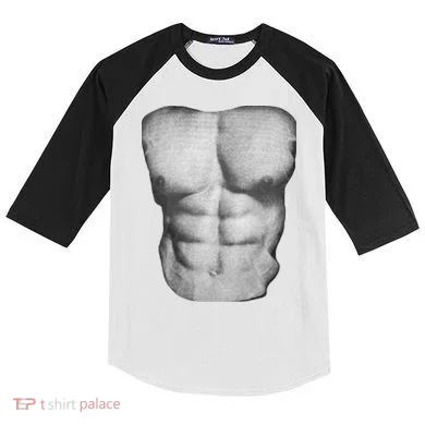 Six Pack Abs Kids Colorblock Raglan Jersey