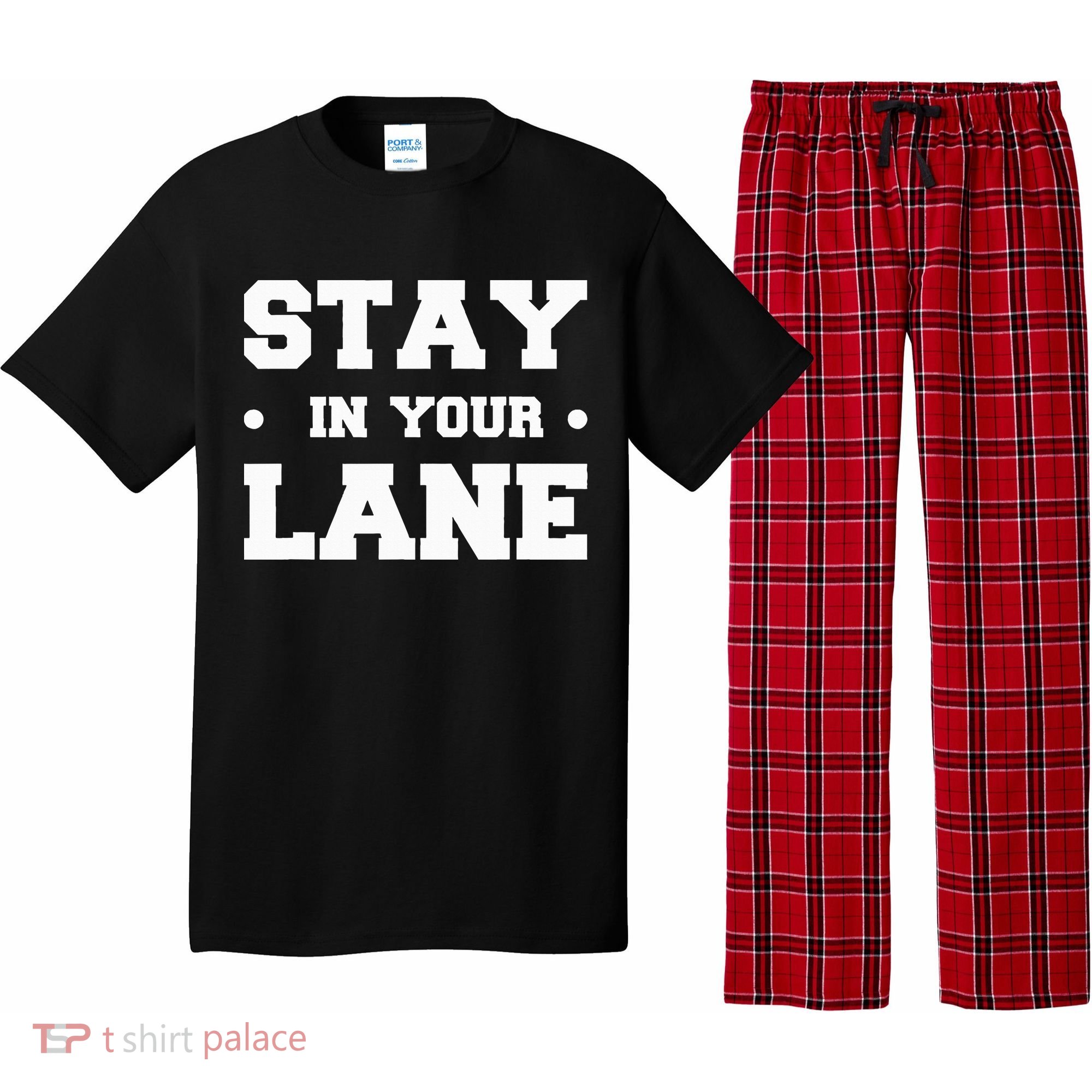 Stay In Your Lane Pajama Set