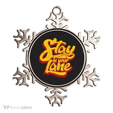 Stay In Your Lane Positive Message Ornament