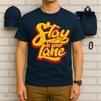Stay In Your Lane Positive Message T-Shirt thumb 6