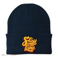 Stay In Your Lane Positive Message Beanie thumb 0