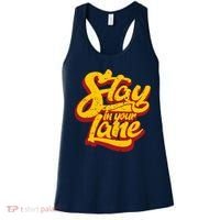Stay In Your Lane Positive Message Women's Tank Top thumb 0