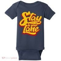 Stay In Your Lane Positive Message Baby Bodysuit thumb 0