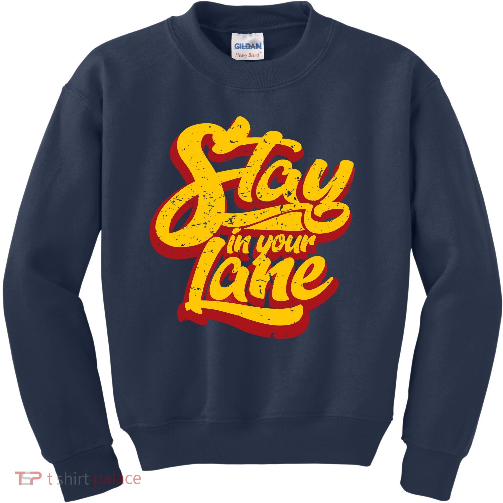 Stay In Your Lane Positive Message Kids Sweatshirt