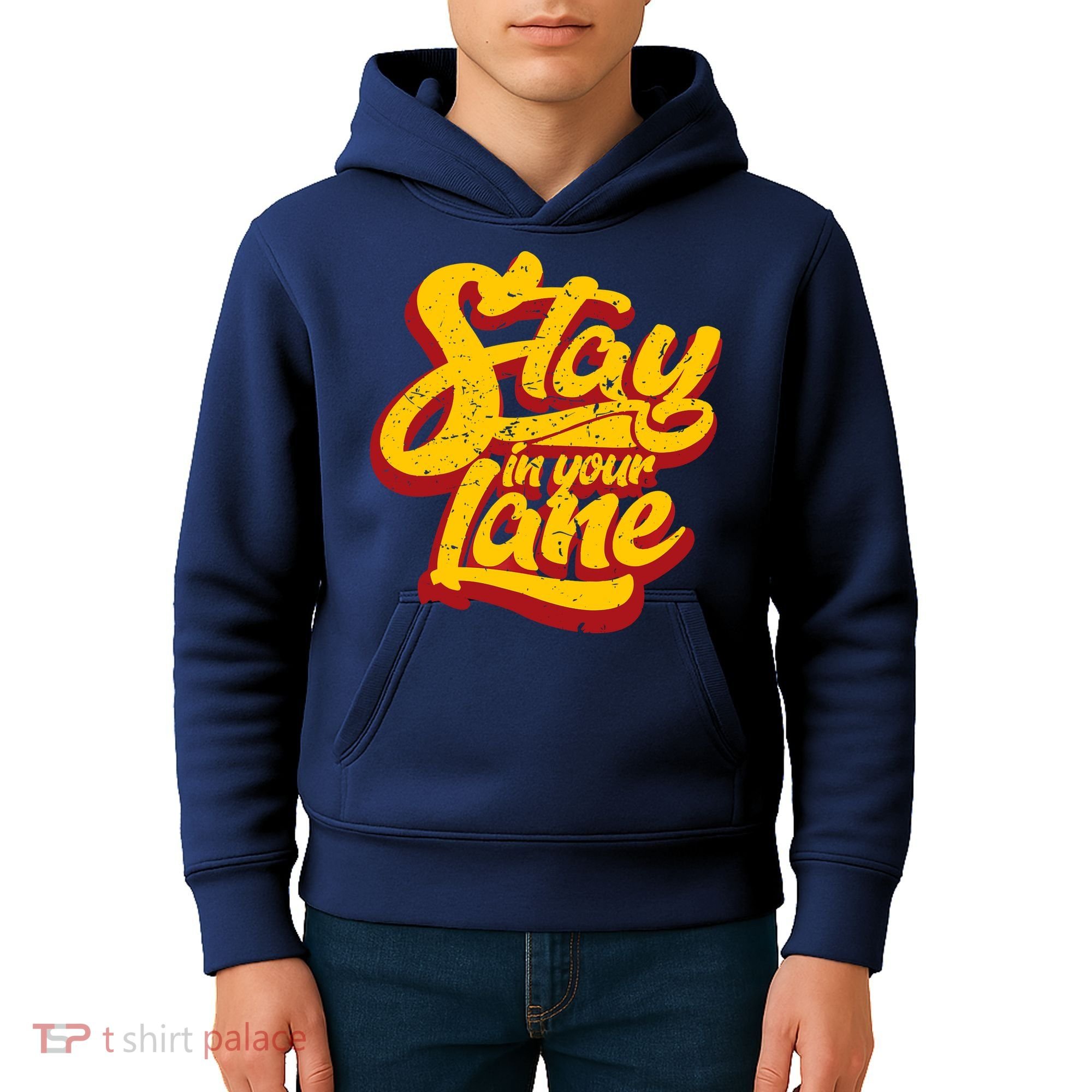 Stay In Your Lane Positive Message Kids Hoodie