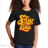 Stay In Your Lane Positive Message Kids T-Shirt thumb 2