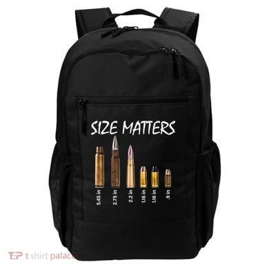 Size Matters Guns And Bullets Backpack