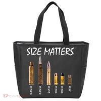 Size Matters Guns And Bullets Tote Bag thumb 0