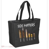 Size Matters Guns And Bullets Tote Bag thumb 2