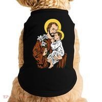 St Joseph and Child Jesus Consecration 2021 Catholic Saint Doggie Tank thumb 0