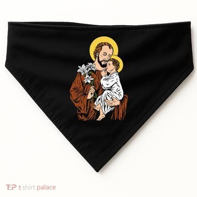 St Joseph and Child Jesus Consecration 2021 Catholic Saint USA-Made Doggie Bandana