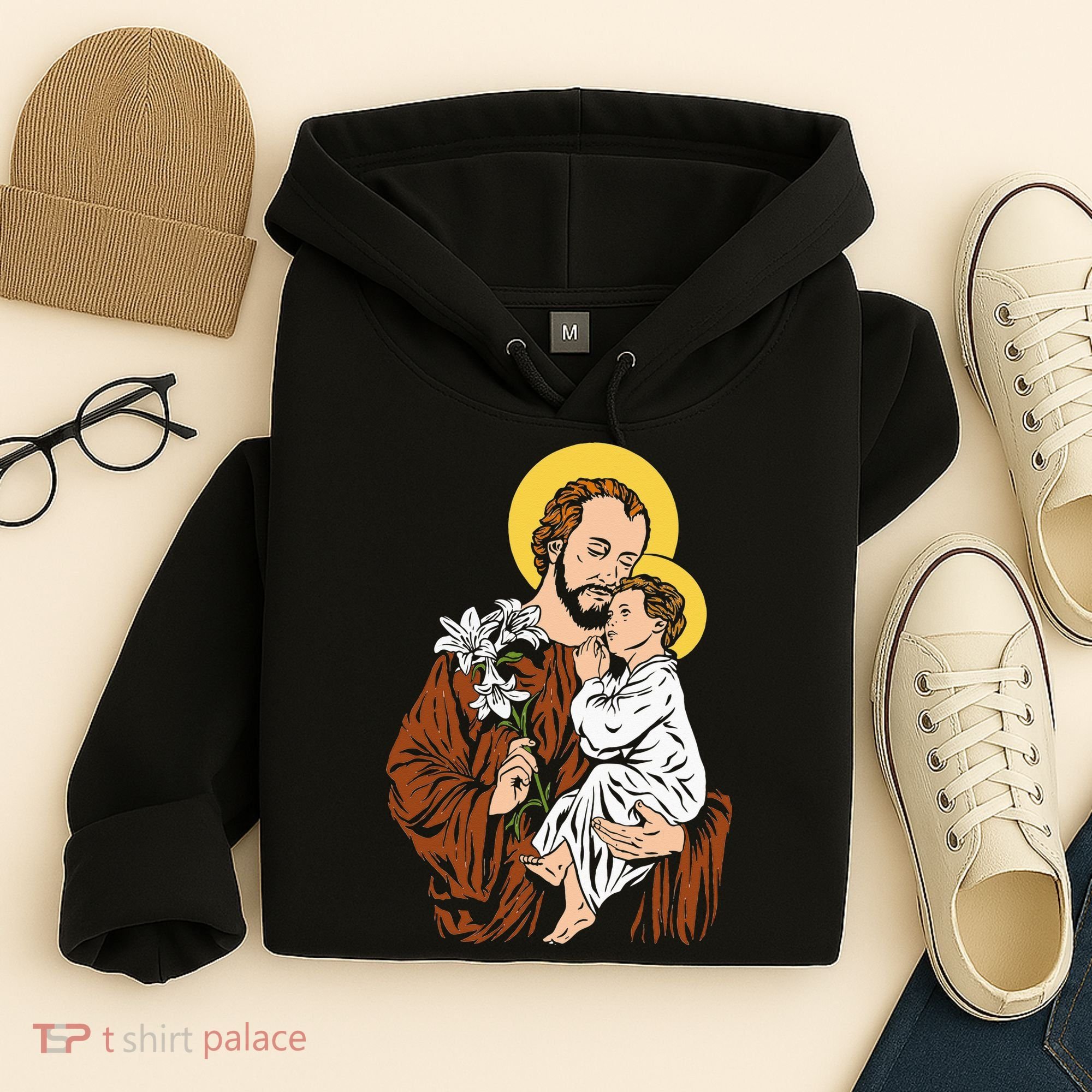 St Joseph and Child Jesus Consecration 2021 Catholic Saint Hoodie